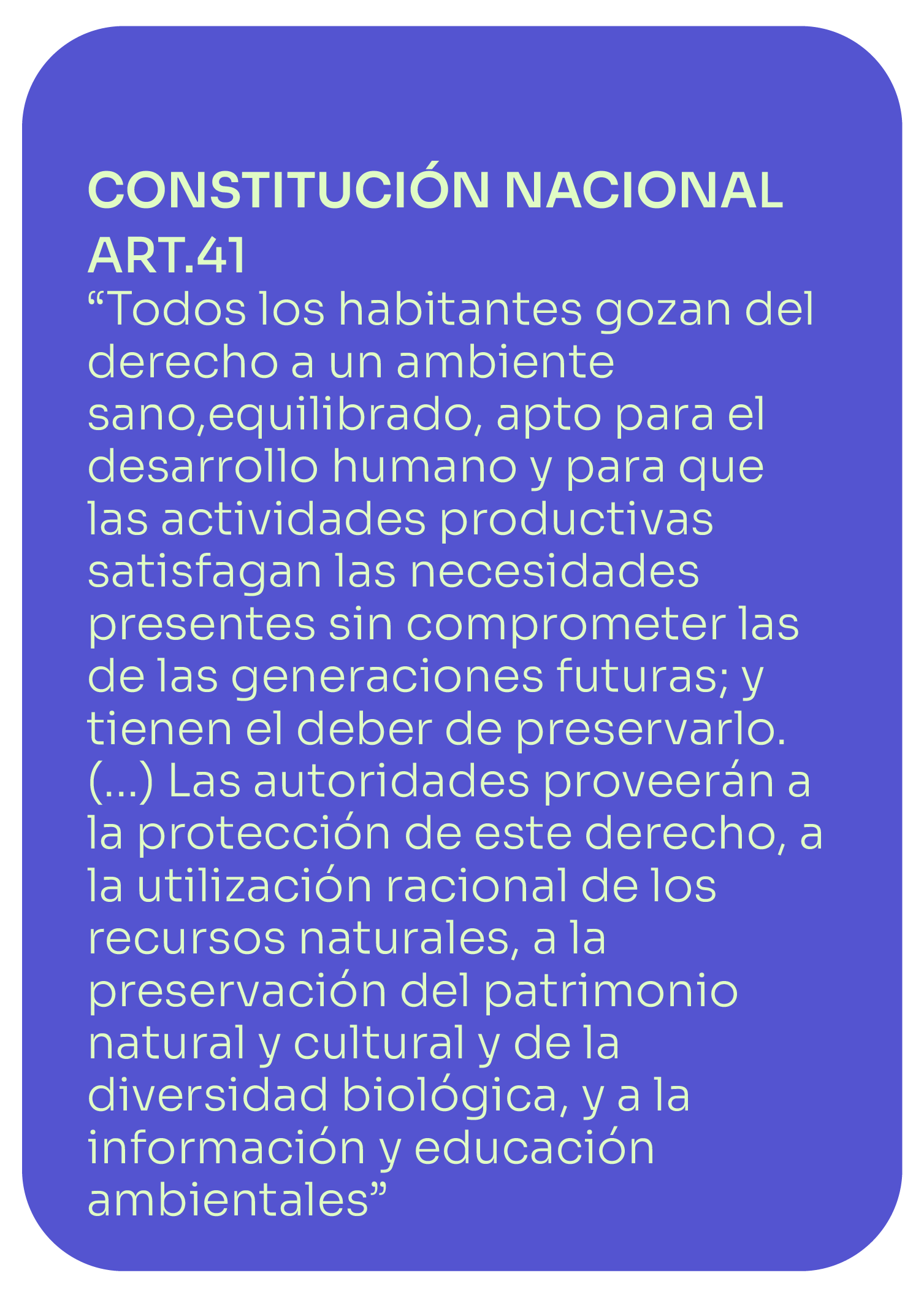 #ambiente Legislación Nacional