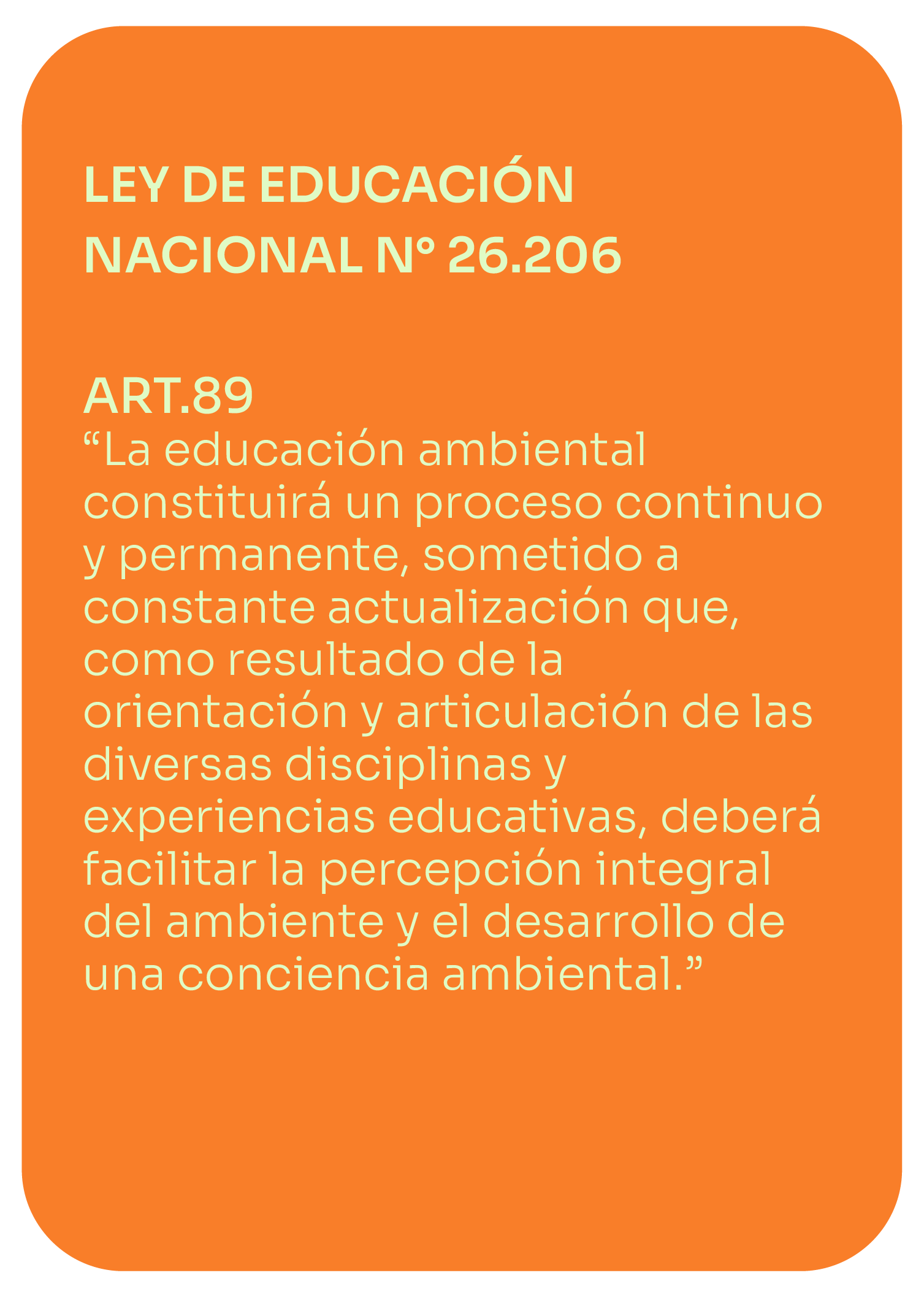 #ambiente Legislación Nacional