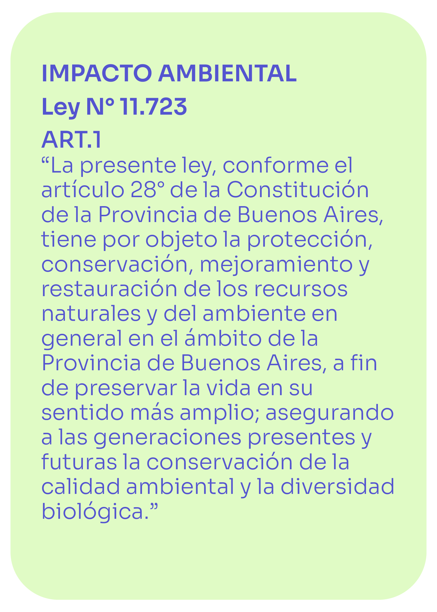 #ambiente Legislación Nacional