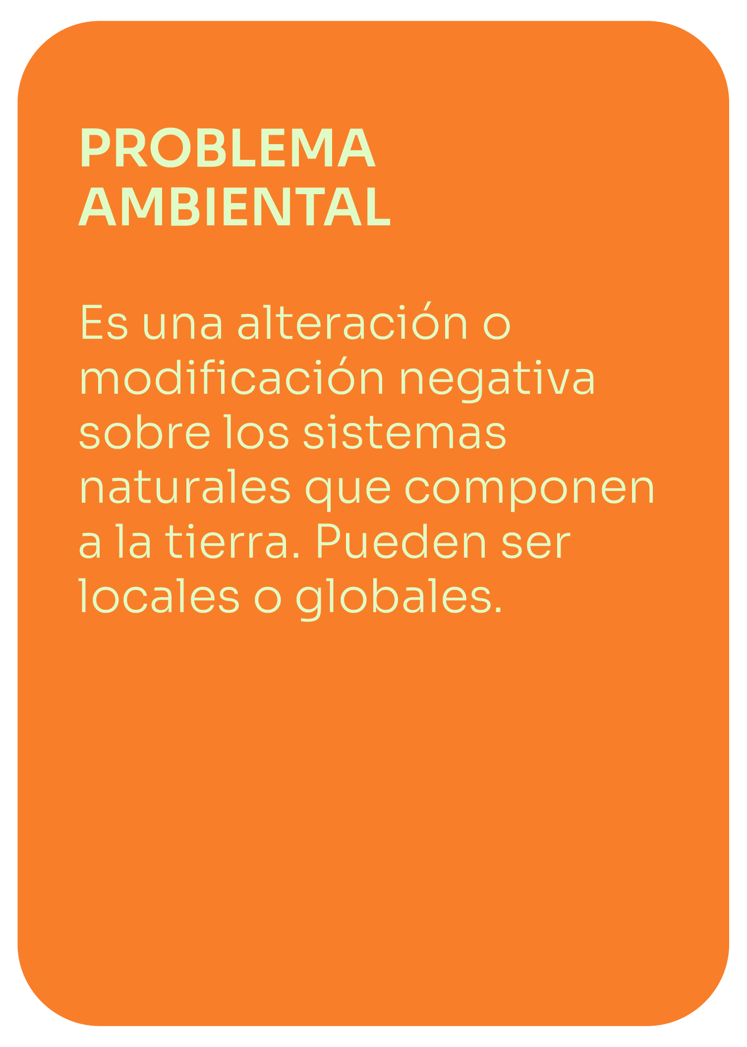 Glosario Ambiente