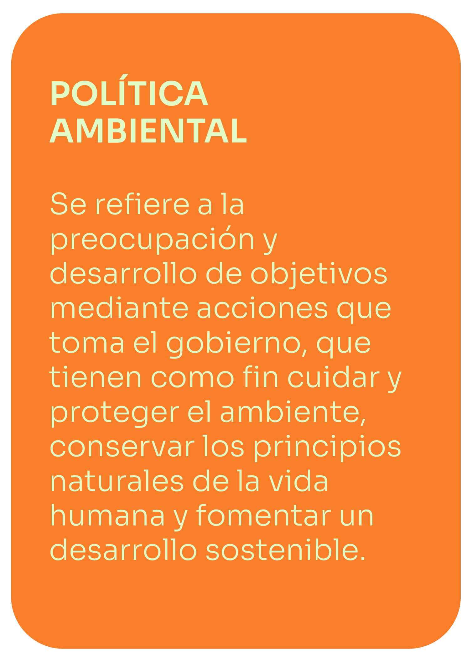 Glosario Ambiente