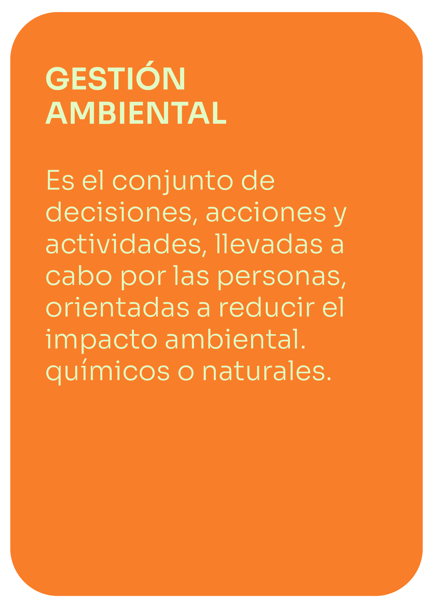 Glosario Ambiente