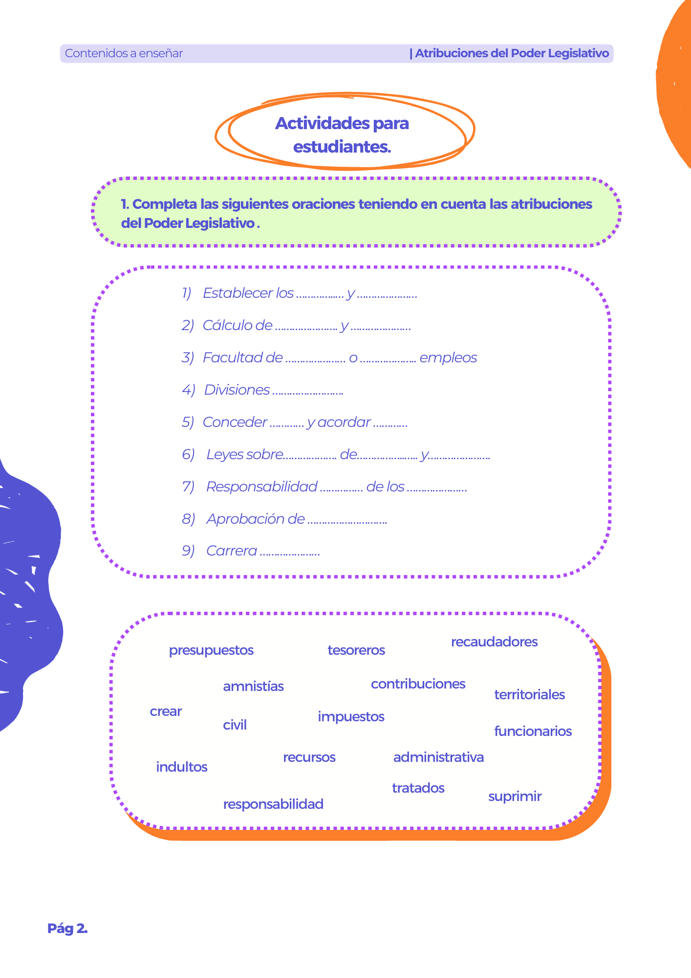 Manual Primaria Atribuciones del Poder Legislativo 3° y 4°