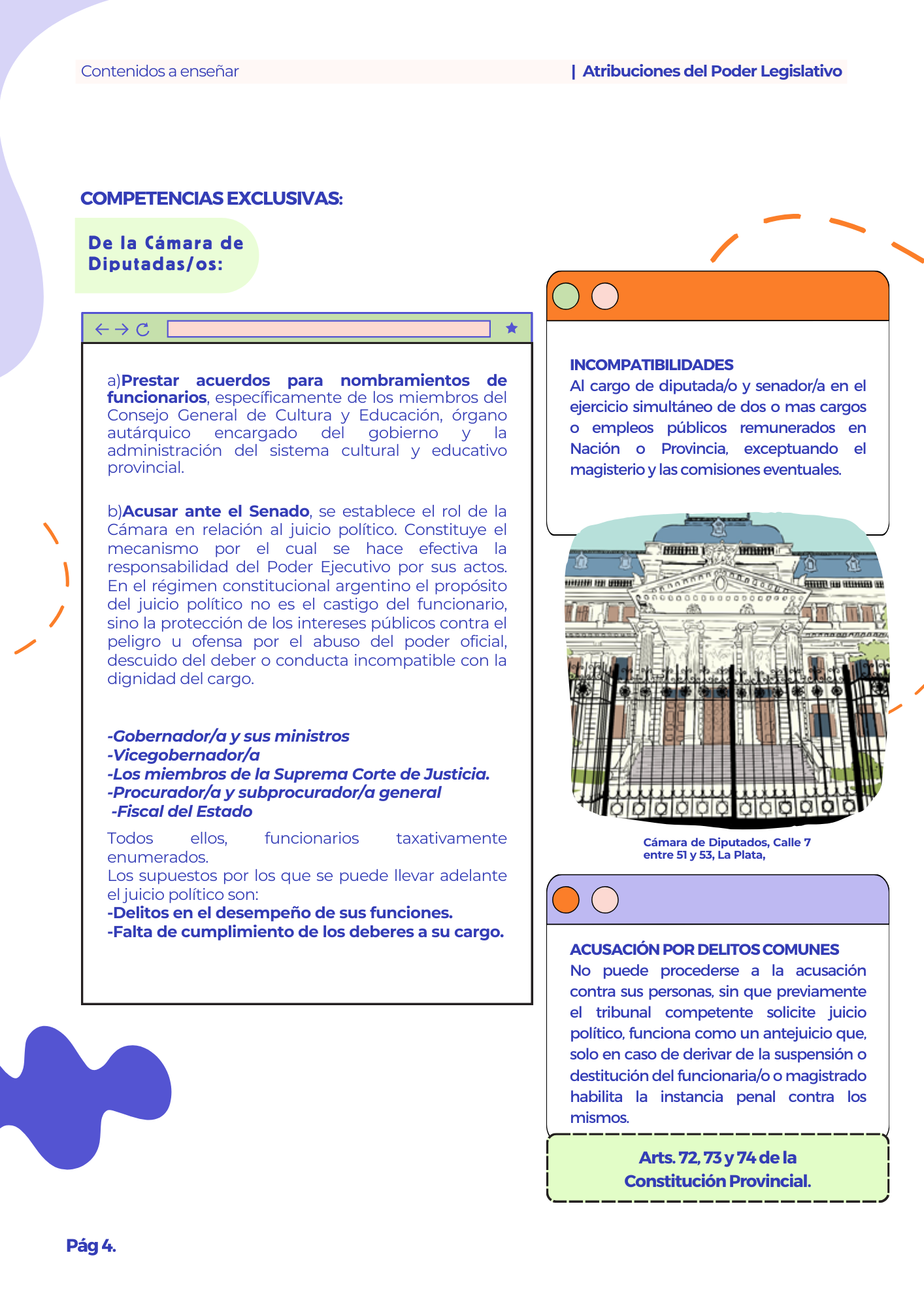 Manual Primaria Atribuciones del Poder Legislativo 5° Y 6°