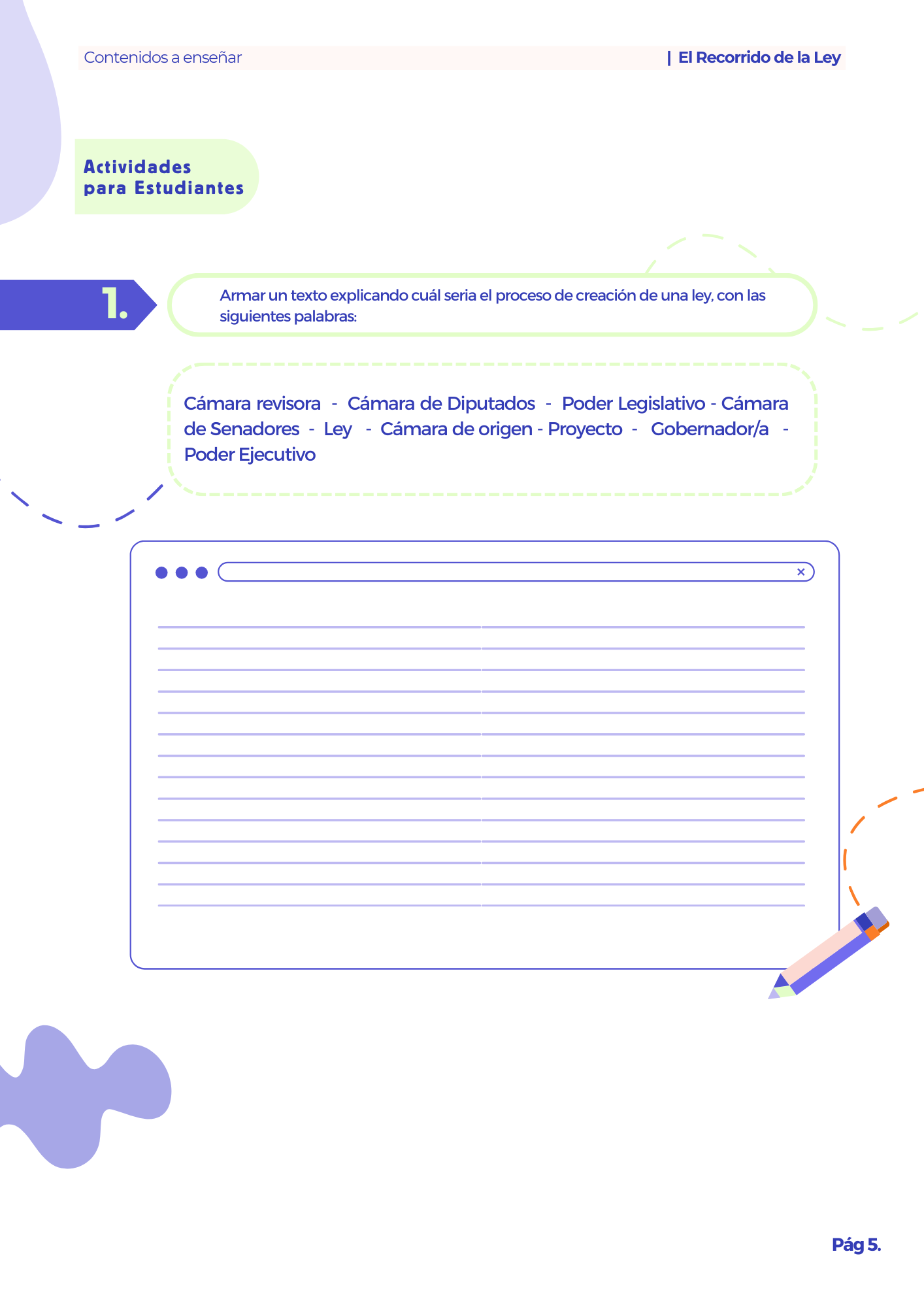 Manual Primaria El Poder Legislativo 5° y 6 °