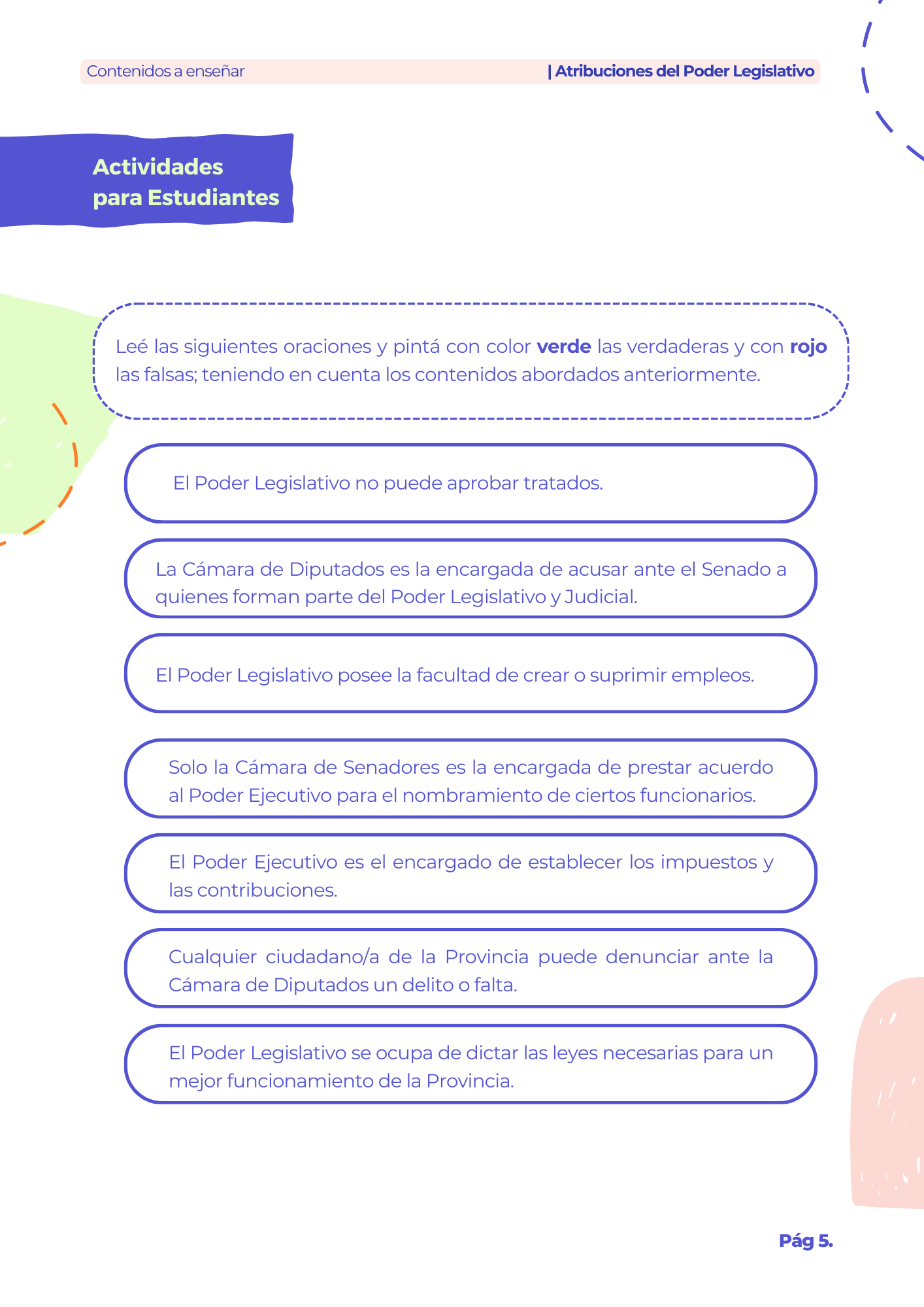 Manual Primaria Atribuciones del Poder Legislativo 3° y 4°