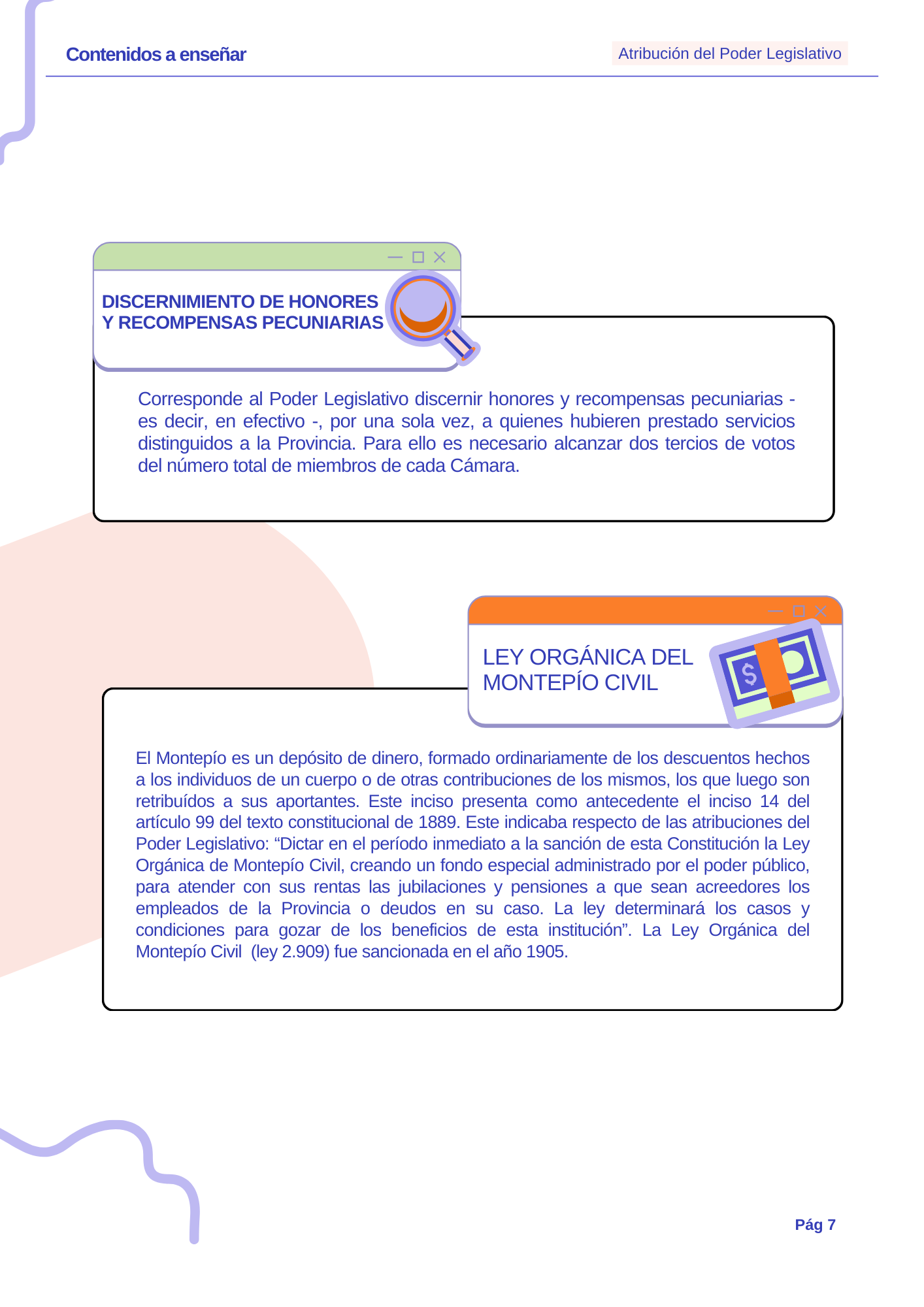 Manual Atribuciones del Poder Legislativo Secundaria