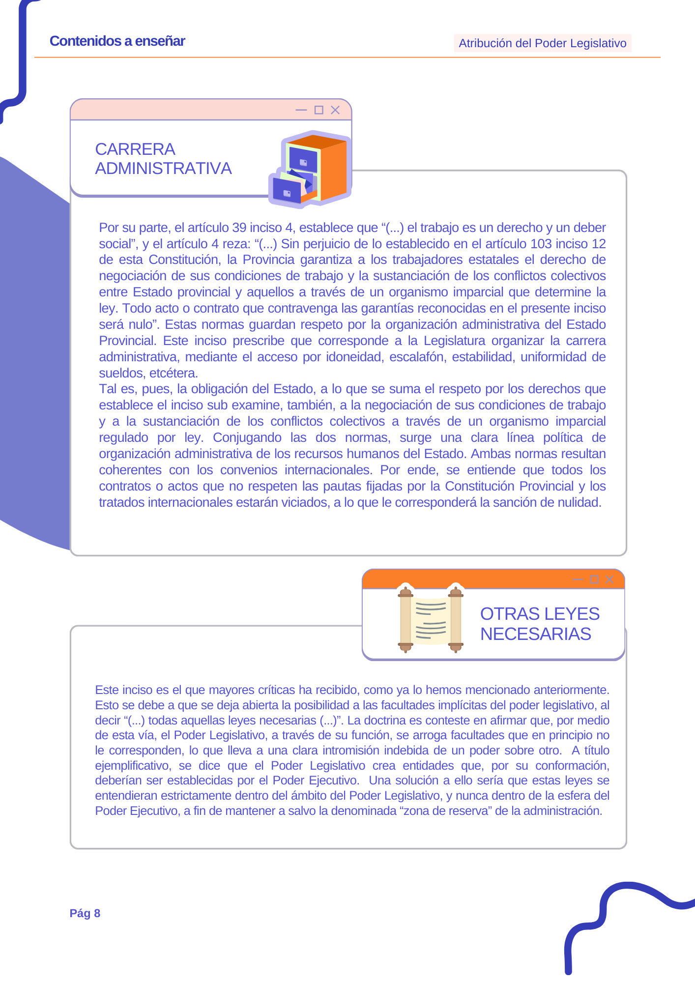 Manual Atribuciones del Poder Legislativo Secundaria