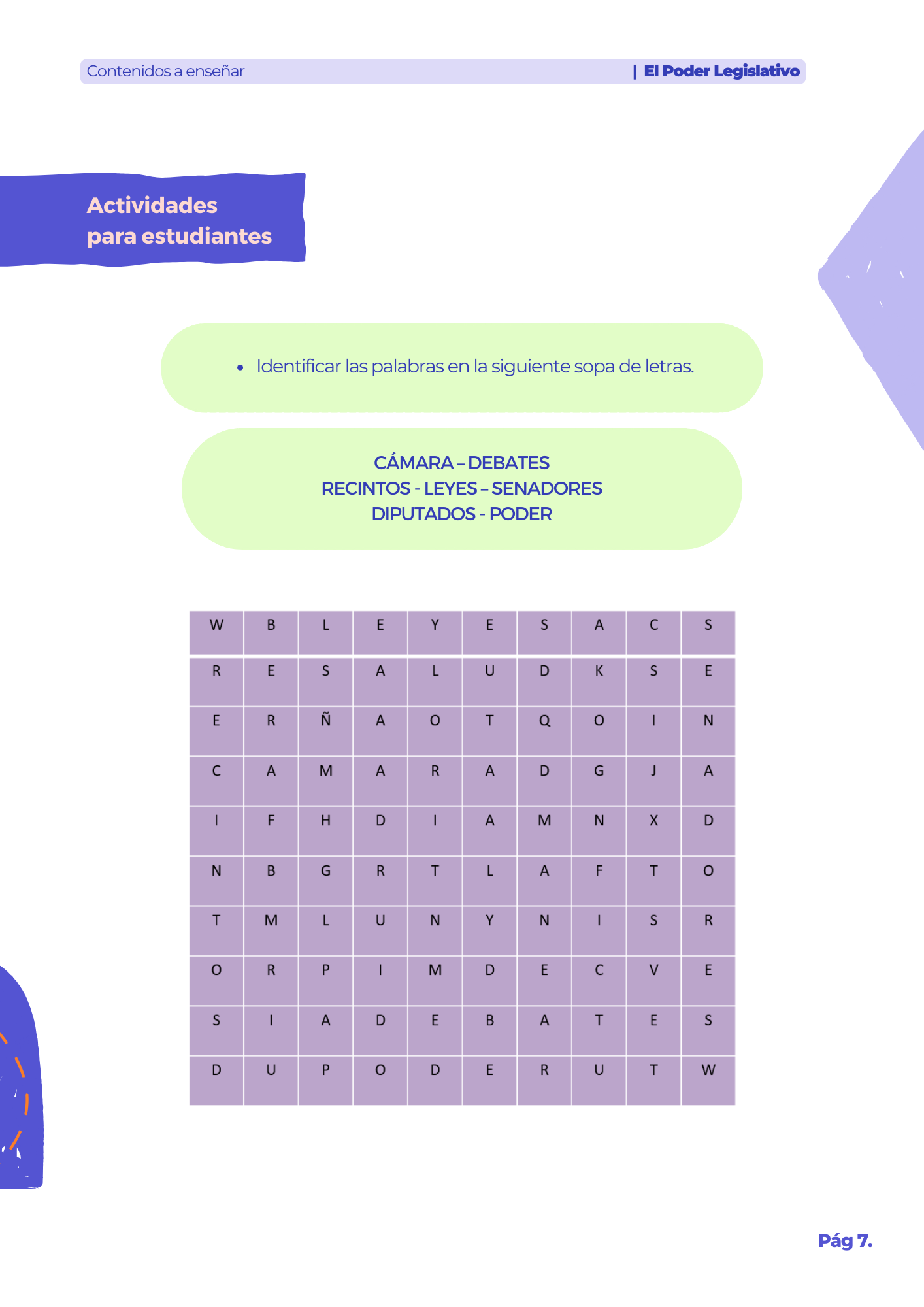 Manual Primaria El Poder Legislativo 3° y 4°