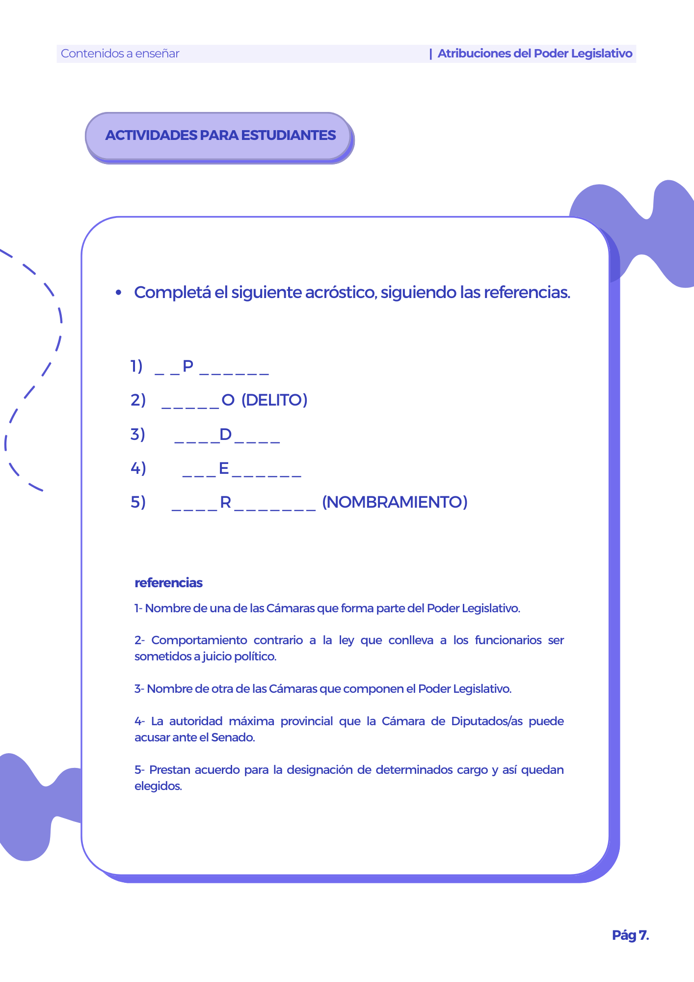 Manual Primaria Atribuciones del Poder Legislativo 5° Y 6°