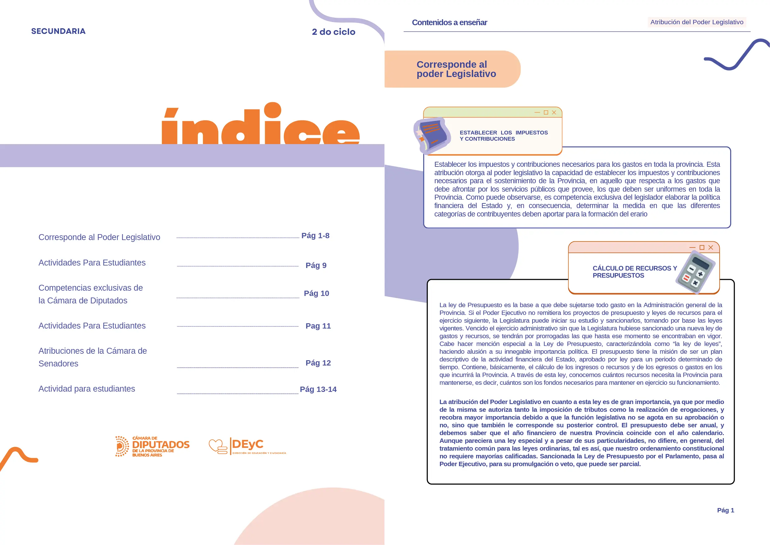 Manual Atribuciones del Poder Legislativo Secundaria