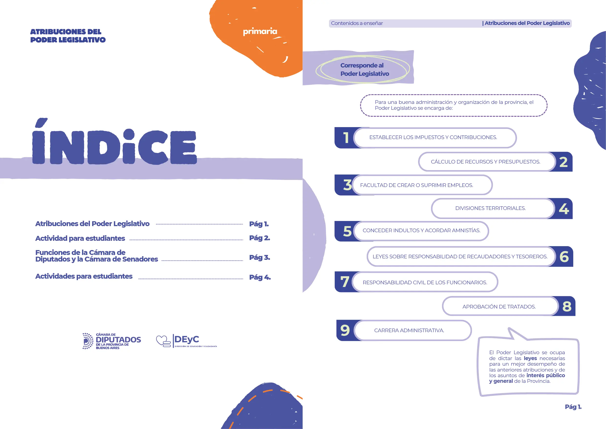 Manual Primaria Atribuciones del Poder Legislativo 3° y 4°