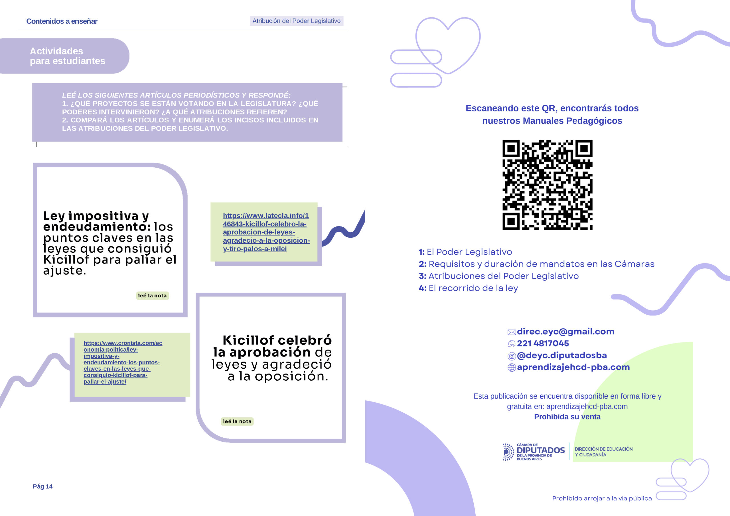 Manual Atribuciones del Poder Legislativo Secundaria