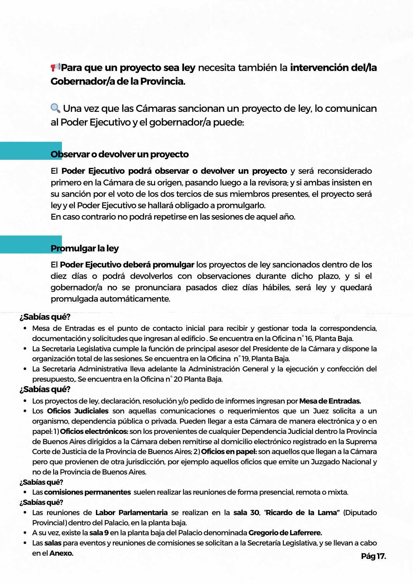 Manual. El funcionamiento de la Cámara de Diputados