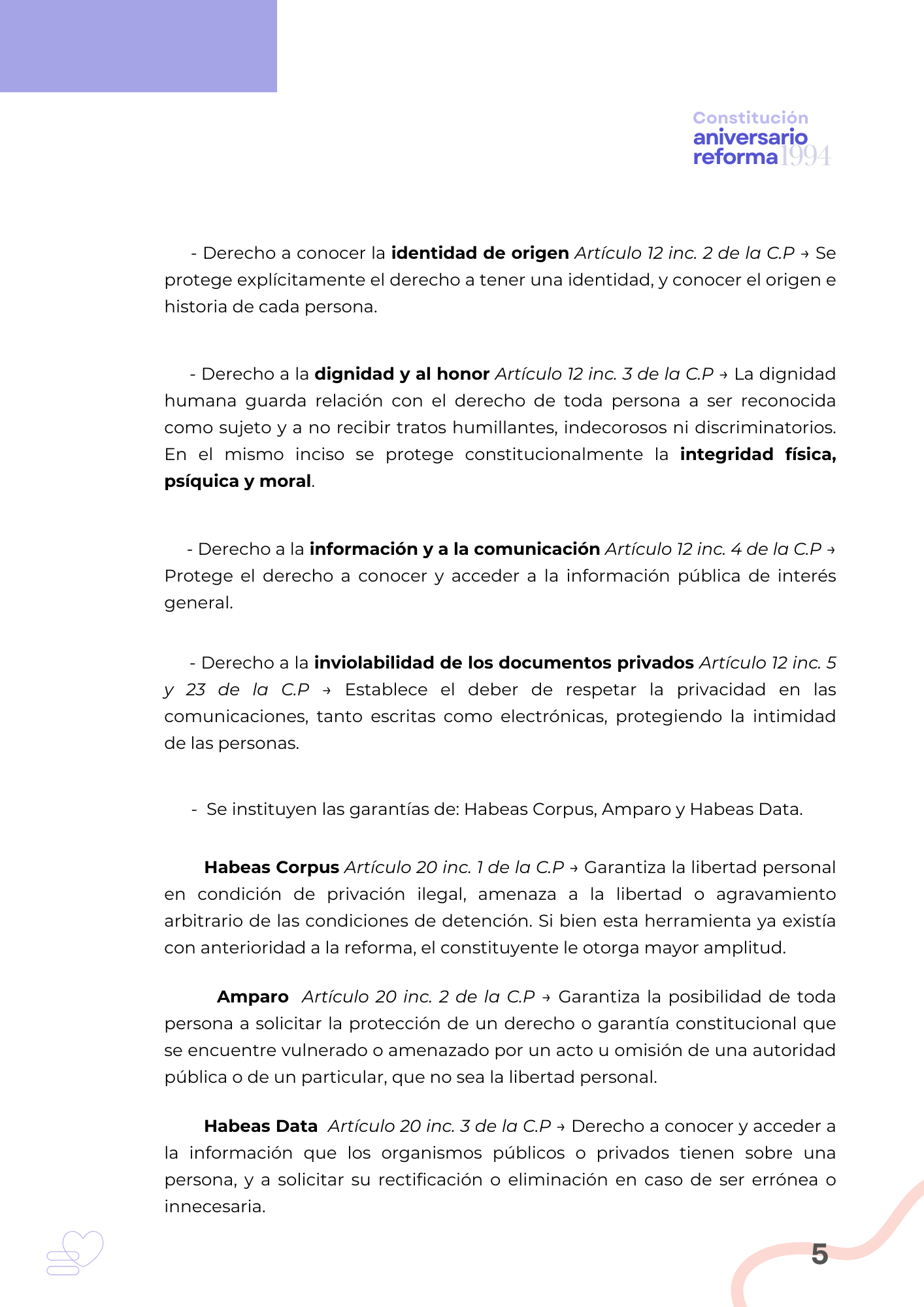 Constitución Aniversario Reforma 1994