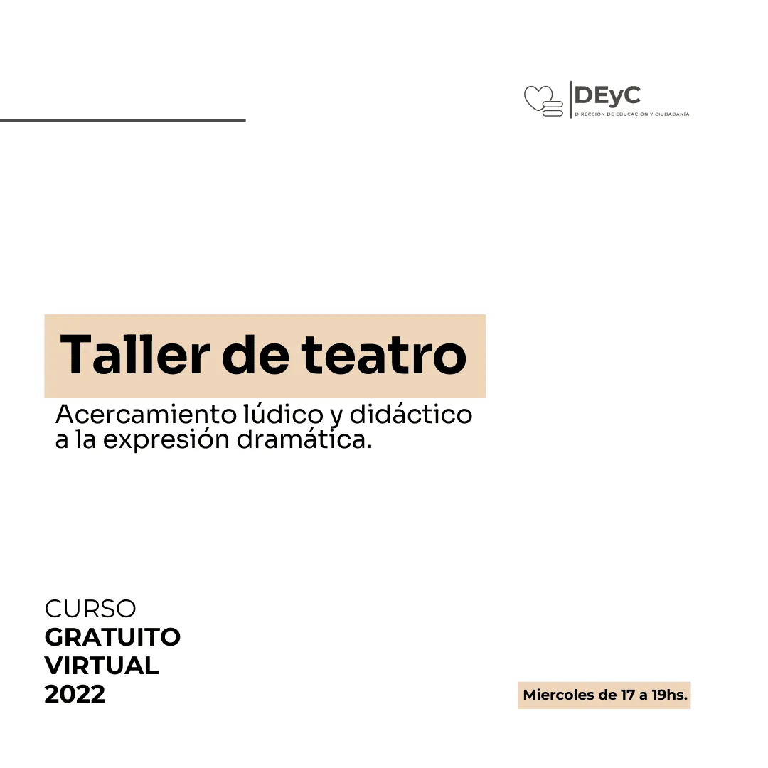 Curso: Taller de teatro