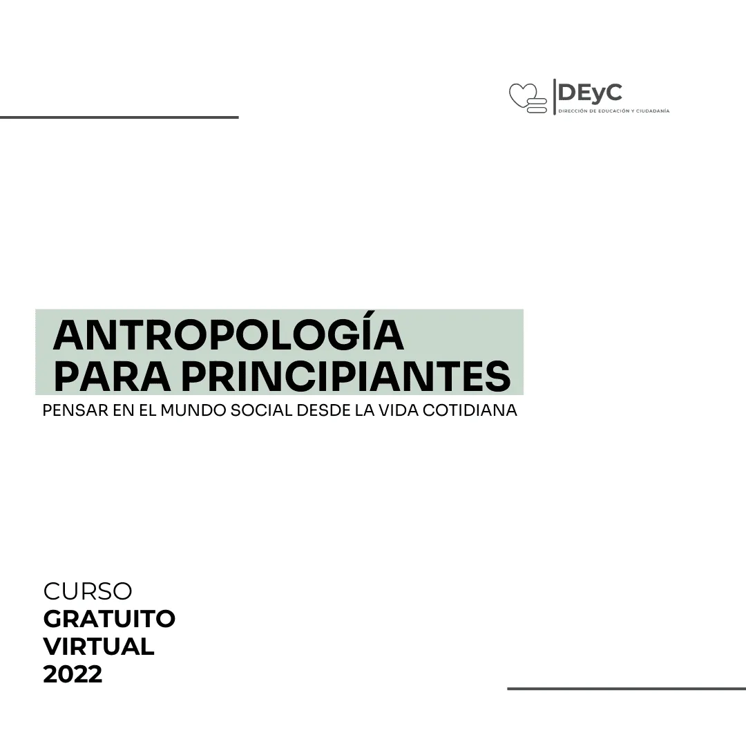 Curso: Antropología para principiantes