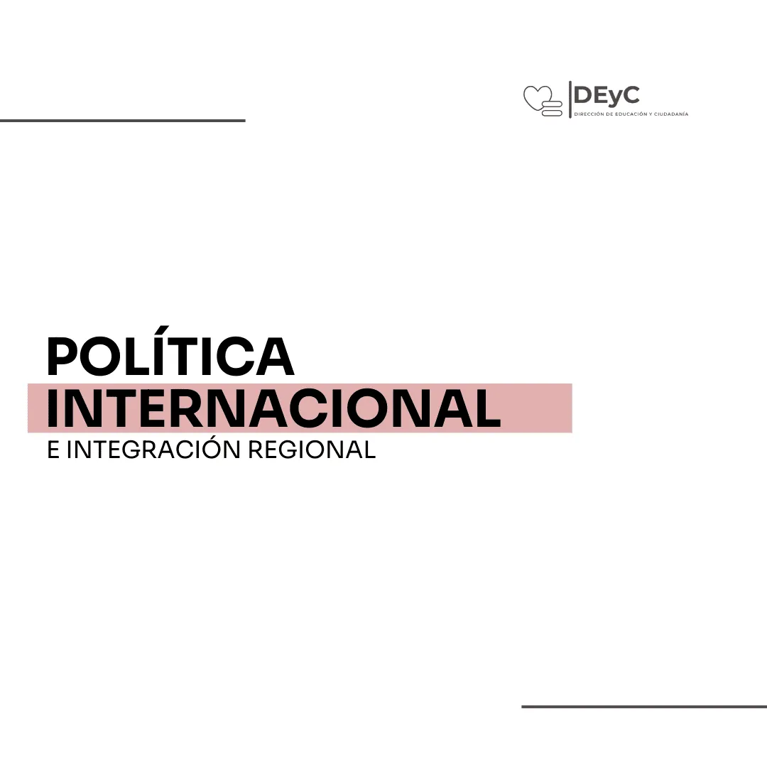 Curso: Política internacional e integración regional
