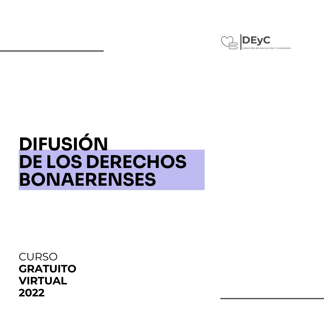 Curso: Difusión de los derechos bonaerenses