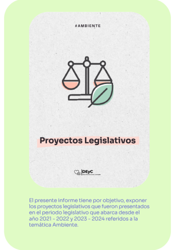 Ambiente. Informe de Proyectos Legislativos