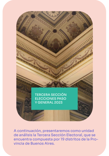 Tercera sección elecciones paso y general 2023