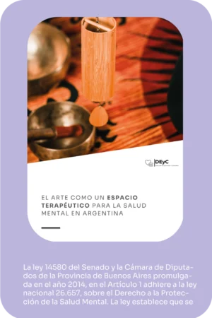 Publicación: El arte como un espacio terapéutico para la salud mental en argentina