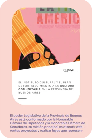 Publicación: El Instituto Cultural y el Plan de Fortalecimiento a la Cultura Comunitaria en la Provincia de Buenos Aires