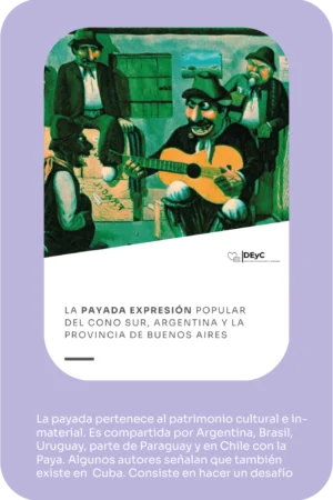 Publicación: La payada expresión popular del Cono Sur, Argentina y la provincia de Buenos Aires