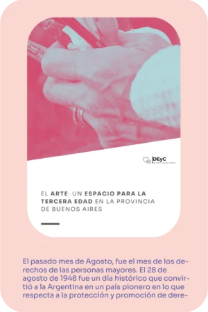 Publicación: El Arte un espacio para la tercera edad en la provincia de Buenos Aires