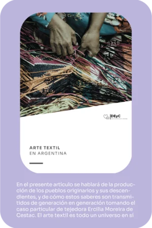 Publicación: Arte textil en Argentina