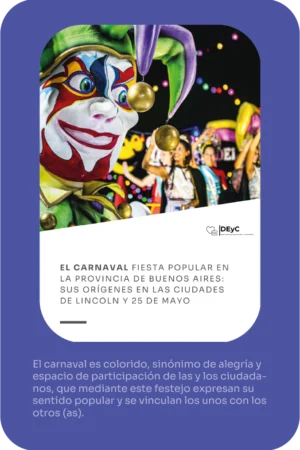 Publicación: El carnaval fiesta popular en la provincia de Buenos Aires