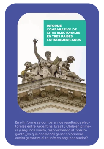 Informe comparativo de citas electorales en tres países latinoamericanos